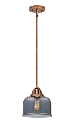 Nouveau 2 One Light Mini Pendant in Antique Copper (405|288-1S-AC-G73)
