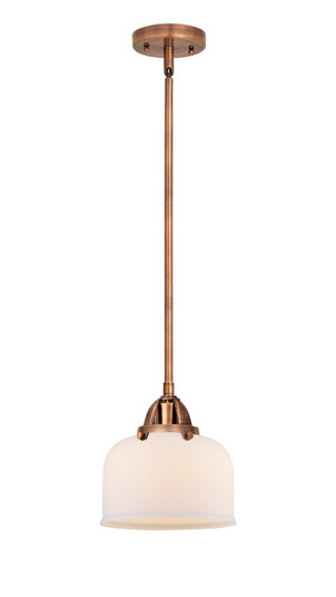 Nouveau 2 LED Mini Pendant in Antique Copper (405|288-1S-AC-G71-LED)