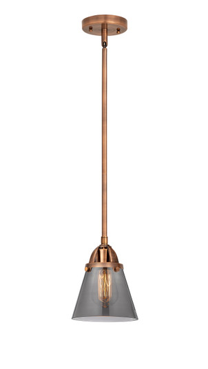 Nouveau 2 One Light Mini Pendant in Antique Copper (405|288-1S-AC-G63)