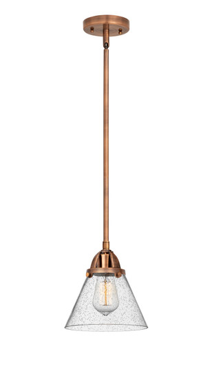 Nouveau 2 LED Mini Pendant in Antique Copper (405|288-1S-AC-G44-LED)