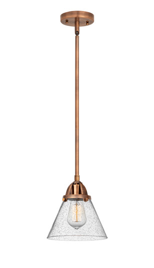 Nouveau 2 One Light Mini Pendant in Antique Copper (405|288-1S-AC-G44)