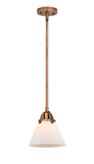 Nouveau 2 One Light Mini Pendant in Antique Copper (405|288-1S-AC-G41)
