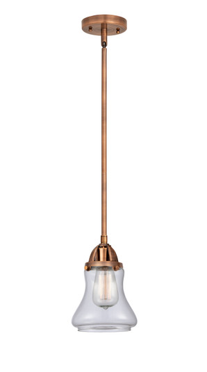 Nouveau 2 One Light Mini Pendant in Antique Copper (405|288-1S-AC-G192)