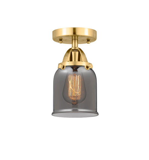 Nouveau 2 One Light Semi-Flush Mount in Satin Gold (405|288-1C-SG-G53)