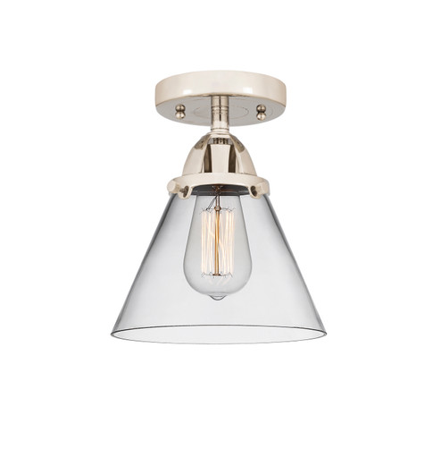 Nouveau 2 One Light Semi-Flush Mount in Polished Nickel (405|288-1C-PN-G42)