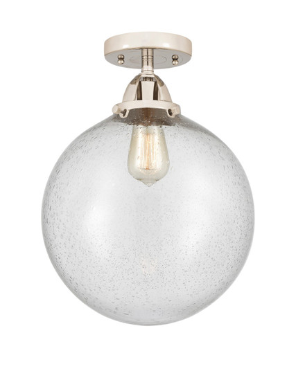 Nouveau 2 LED Semi-Flush Mount in Polished Nickel (405|288-1C-PN-G204-12-LED)