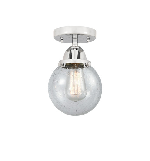 Nouveau 2 One Light Semi-Flush Mount in Polished Chrome (405|288-1C-PC-G204-6)