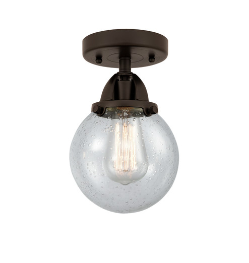 Nouveau 2 One Light Semi-Flush Mount in Oil Rubbed Bronze (405|288-1C-OB-G204-6)