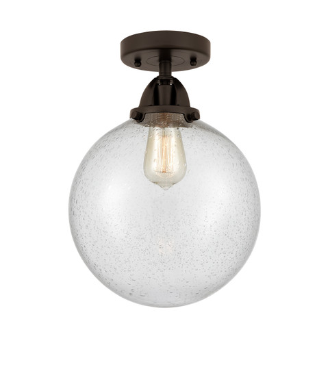 Nouveau 2 One Light Semi-Flush Mount in Oil Rubbed Bronze (405|288-1C-OB-G204-10)