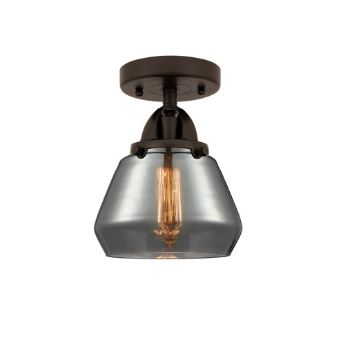Nouveau 2 One Light Semi-Flush Mount in Oil Rubbed Bronze (405|288-1C-OB-G173)