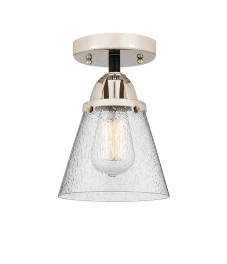 Nouveau 2 LED Semi-Flush Mount in Black Polished Nickel (405|288-1C-BPN-G64-LED)