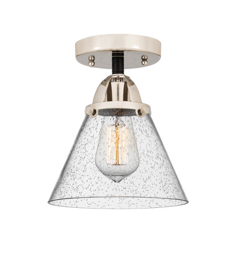 Nouveau 2 One Light Semi-Flush Mount in Black Polished Nickel (405|288-1C-BPN-G44)