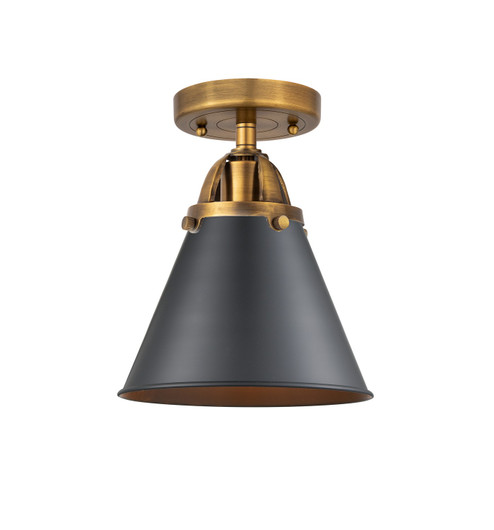 Nouveau 2 LED Semi-Flush Mount in Brushed Brass (405|288-1C-BB-M13-BK-LED)