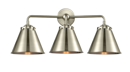 Nouveau LED Bath Vanity in Brushed Satin Nickel (405|284-3W-SN-M13-SN-LED)