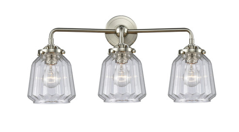 Nouveau LED Bath Vanity in Brushed Satin Nickel (405|284-3W-SN-G142-LED)