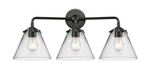 Nouveau Three Light Bath Vanity in Oil Rubbed Bronze (405|284-3W-OB-G42)
