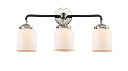 Nouveau Three Light Bath Vanity in Black Polished Nickel (405|284-3W-BPN-G51)