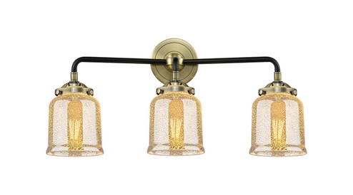 Nouveau Three Light Bath Vanity in Black Antique Brass (405|284-3W-BAB-G58)