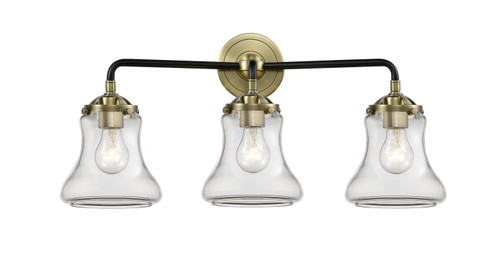 Nouveau Three Light Bath Vanity in Black Antique Brass (405|284-3W-BAB-G192)