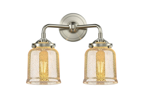 Nouveau Two Light Bath Vanity in Brushed Satin Nickel (405|284-2W-SN-G58)