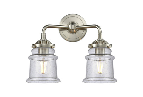 Nouveau Two Light Bath Vanity in Brushed Satin Nickel (405|284-2W-SN-G184S)