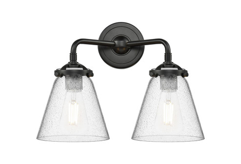 Nouveau Two Light Bath Vanity in Oil Rubbed Bronze (405|284-2W-OB-G64)