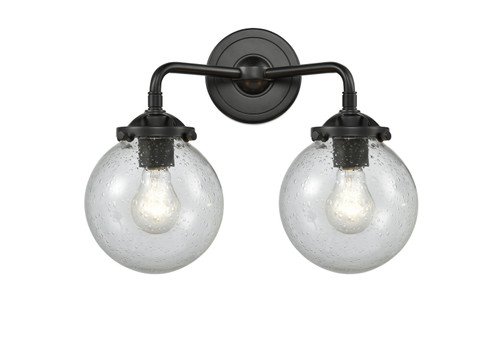 Nouveau Two Light Bath Vanity in Oil Rubbed Bronze (405|284-2W-OB-G204-6)
