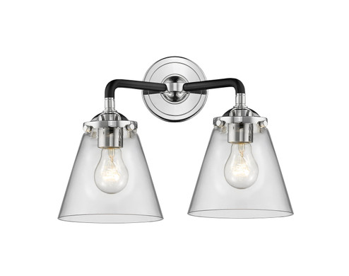 Nouveau LED Bath Vanity in Black Polished Nickel (405|284-2W-BPN-G62-LED)