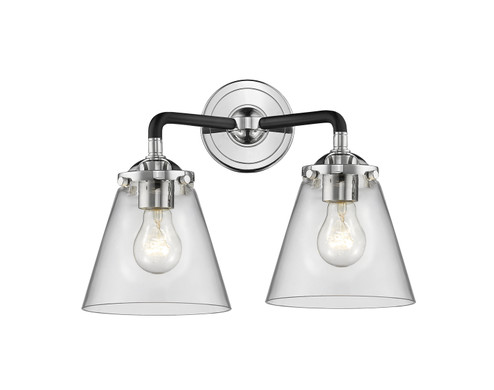 Nouveau Two Light Bath Vanity in Black Polished Nickel (405|284-2W-BPN-G62)