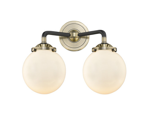 Nouveau LED Bath Vanity in Black Antique Brass (405|284-2W-BAB-G201-6-LED)
