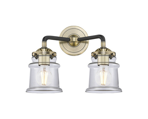 Nouveau Two Light Bath Vanity in Black Antique Brass (405|284-2W-BAB-G182S)