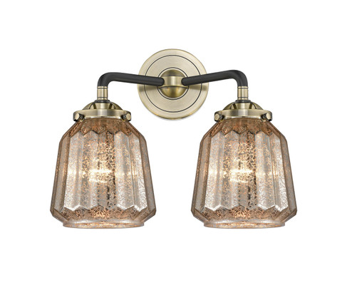 Nouveau LED Bath Vanity in Black Antique Brass (405|284-2W-BAB-G146-LED)