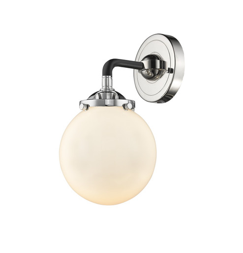 Nouveau LED Wall Sconce in Black Polished Nickel (405|284-1W-BPN-G201-6-LED)
