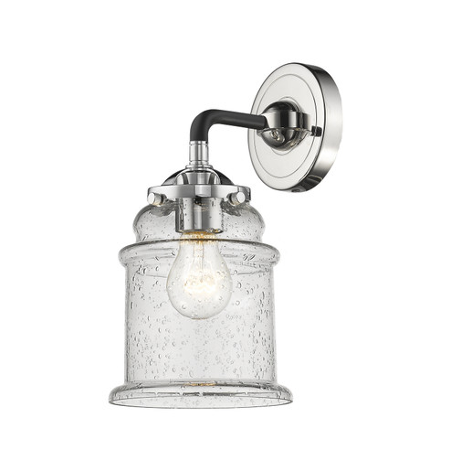 Nouveau One Light Wall Sconce in Black Polished Nickel (405|284-1W-BPN-G184)