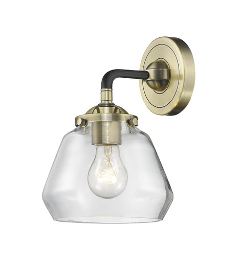 Nouveau One Light Wall Sconce in Black Antique Brass (405|284-1W-BAB-G172)