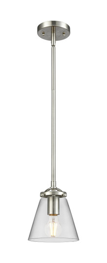 Nouveau One Light Mini Pendant in Brushed Satin Nickel (405|284-1S-SN-G62)