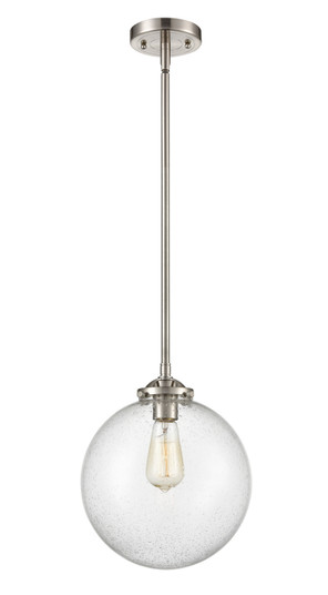 Nouveau One Light Mini Pendant in Brushed Satin Nickel (405|284-1S-SN-G204-10)