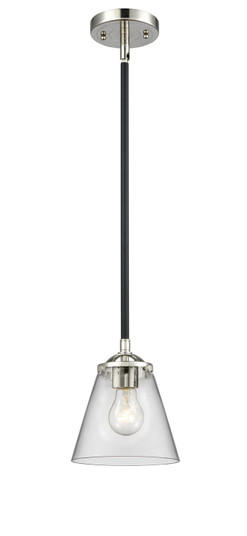 Nouveau One Light Mini Pendant in Black Polished Nickel (405|284-1S-BPN-G62)