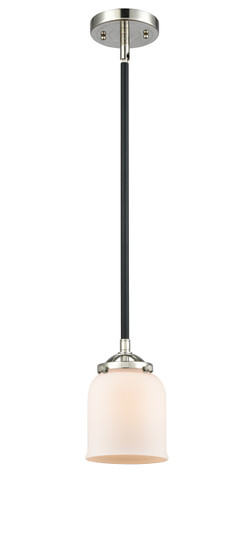 Nouveau One Light Mini Pendant in Black Polished Nickel (405|284-1S-BPN-G51)