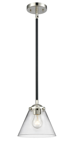 Nouveau One Light Mini Pendant in Black Polished Nickel (405|284-1S-BPN-G42)