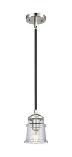 Nouveau One Light Mini Pendant in Black Polished Nickel (405|284-1S-BPN-G184S)