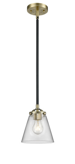 Nouveau One Light Mini Pendant in Black Antique Brass (405|284-1S-BAB-G62)