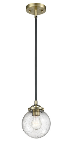 Nouveau LED Mini Pendant in Black Antique Brass (405|284-1S-BAB-G204-6-LED)