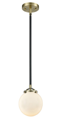 Nouveau LED Mini Pendant in Black Antique Brass (405|284-1S-BAB-G201-6-LED)
