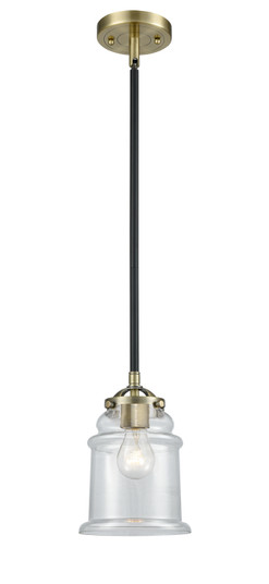 Nouveau One Light Mini Pendant in Black Antique Brass (405|284-1S-BAB-G182)