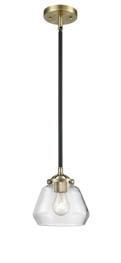 Nouveau One Light Mini Pendant in Black Antique Brass (405|284-1S-BAB-G172)