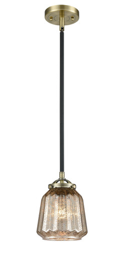 Nouveau LED Mini Pendant in Black Antique Brass (405|284-1S-BAB-G146-LED)