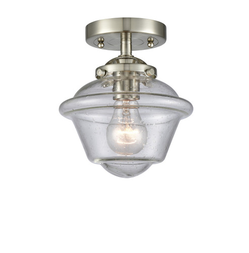 Nouveau LED Semi-Flush Mount in Brushed Satin Nickel (405|284-1C-SN-G534-LED)