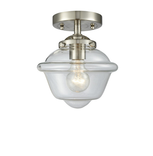 Nouveau LED Semi-Flush Mount in Brushed Satin Nickel (405|284-1C-SN-G532-LED)
