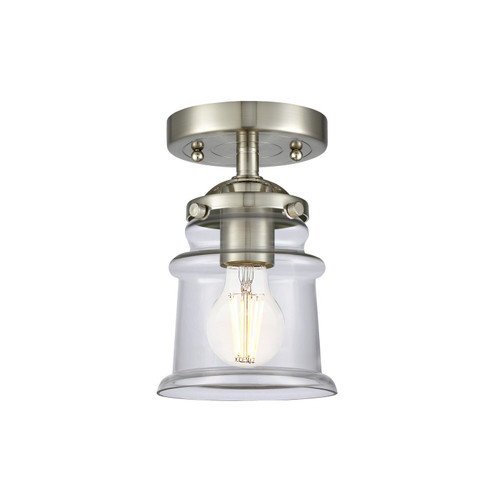 Nouveau LED Semi-Flush Mount in Brushed Satin Nickel (405|284-1C-SN-G182S-LED)